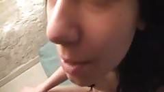 Romantic sex ended with huge cumshot on my face - Mini Diva.