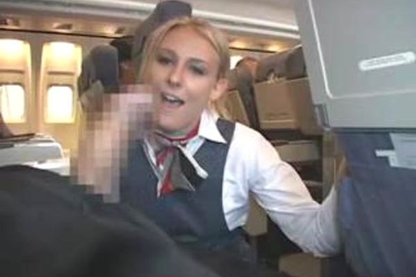 Flight attendant fuck