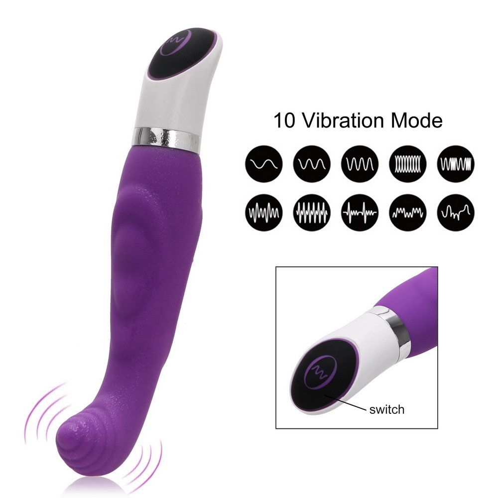 Clit Licking Vibrator Brings My Giant Clit to Contracting Orgasm.