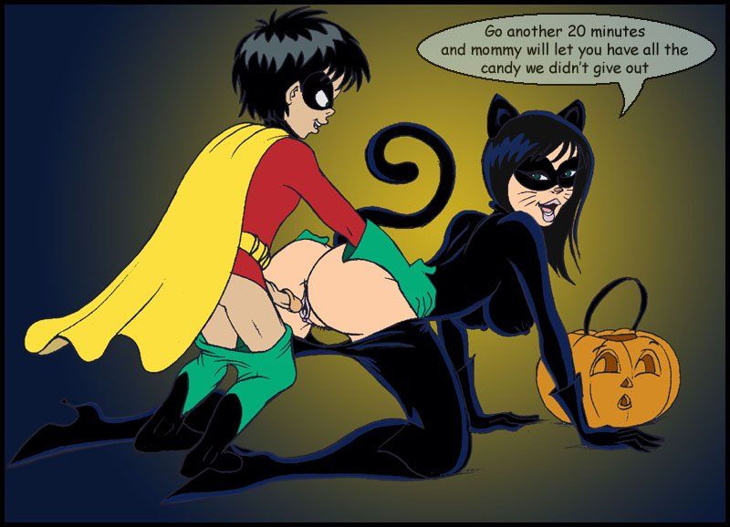 Batman robin catwoman