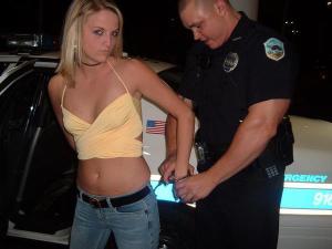 Rubble recomended arrested handcuffed female