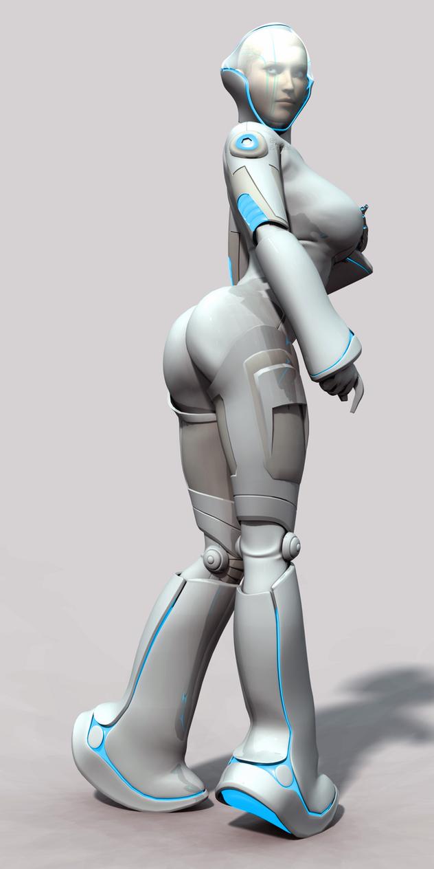 Sexy Robot Chick Naked