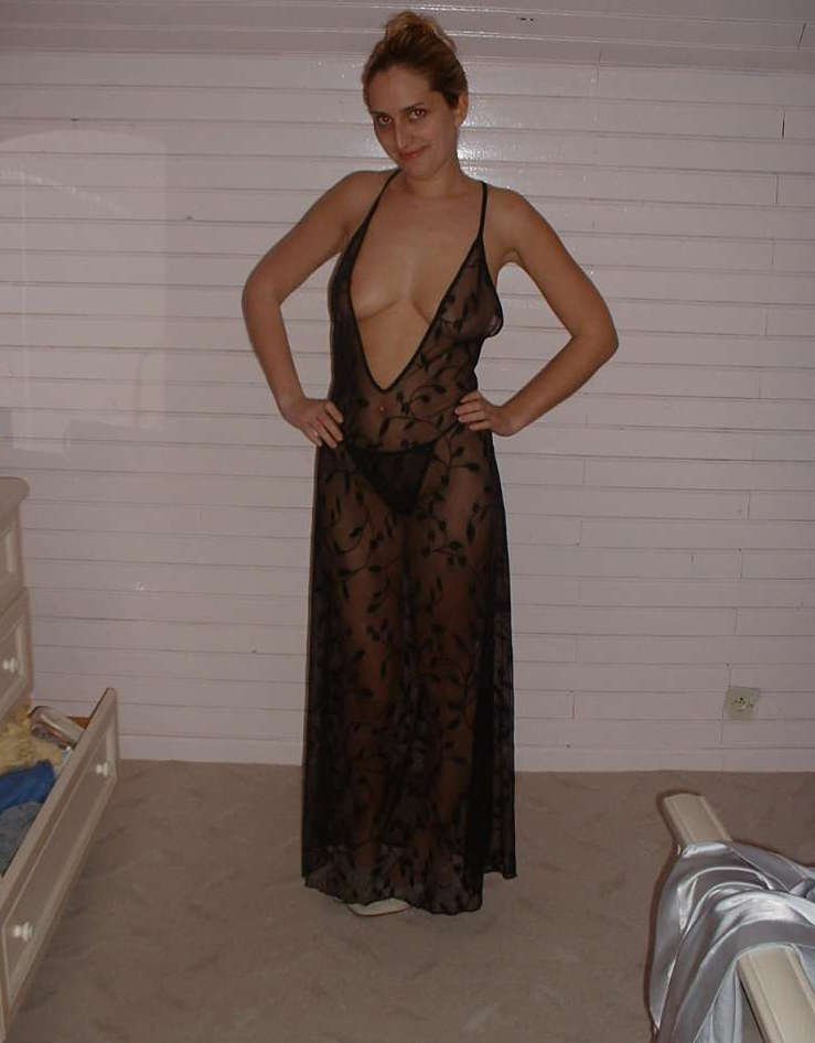 naked wife teases husbands friends