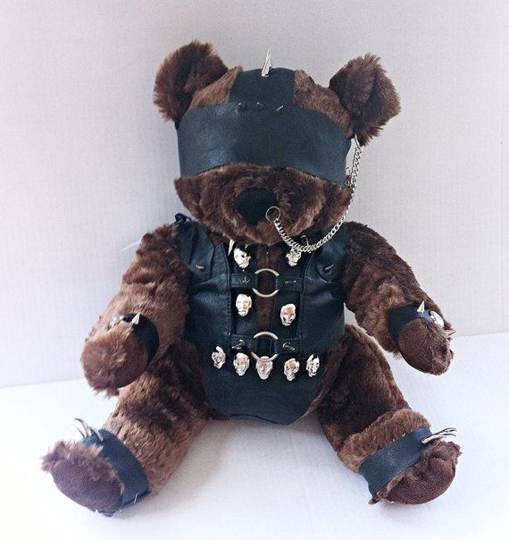 Bondage teddy bear ornament