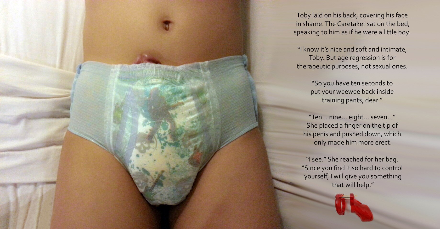 Femdom diaper punnishment panties