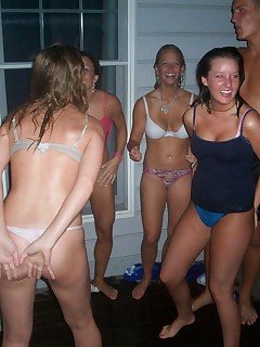 Bikini thai lick cock orgy