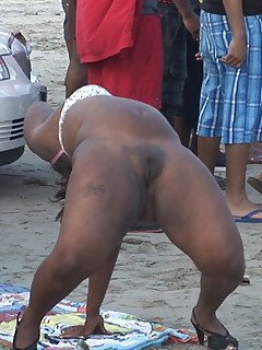 Ebony black naked voyeur amateur