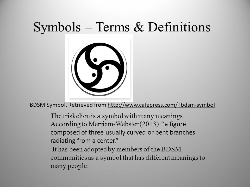Wizard reccomend Bdsm symbol meaning