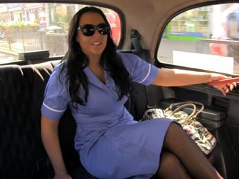 Nurse fake taxi
