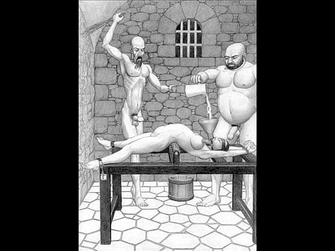 Extreme bondage dungeon sex