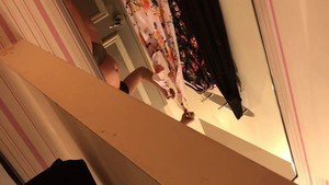 Naughty Slut Cleo Sucks Cock in the Dressing Room
